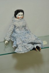 CHINA HEAD DOLL. Having a cupi