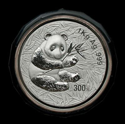 China kilogram silver Panda coin,