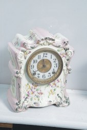 CHINA MANTLE CLOCK. Ansonia ''