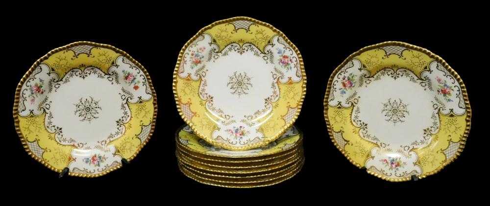 CHINA: TEN COALPORT FOR TIFFANY &
