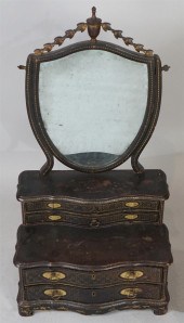 CHINA TRADE BLACK LACQUERED AN