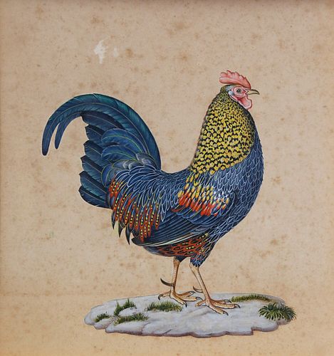 CHINA TRADE GOUACHE AND INK PICTURE