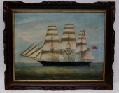 CHINA TRADE OIL ON CANVAS "POR