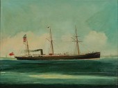 CHINA TRADE PAINTING OF A BRIT