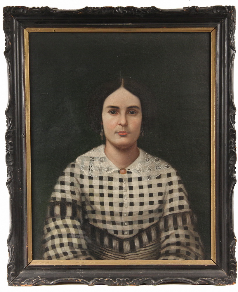 CHINA TRADE PORTRAIT & TIN BOX OF