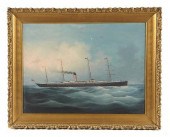 CHINA TRADE SCHOOL SHIP PORTRA