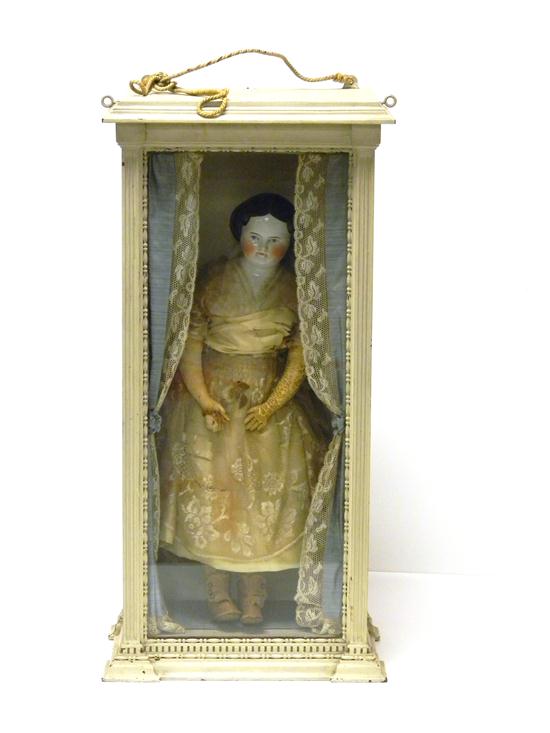 Chinahead doll in custom wood
