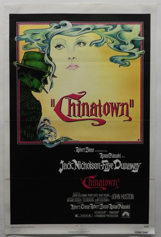 CHINATOWN 1974 ONE SHEET MOVIE