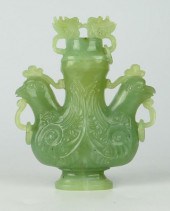 CHINES JADE COVERED INCENSE IN