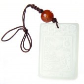 CHINES WHITE JADE PENDANT Chin