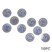 CHINESE 10PC PORCELAIN LANDSCA