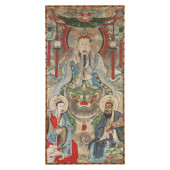 CHINESE 19C. QING TAOIST DEITY
