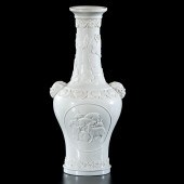 Chinese 19th Century White Gla