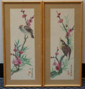 CHINESE 20TH CENTURY, BIRDS ON