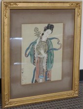 CHINESE 20TH CENTURY, LADY HOL