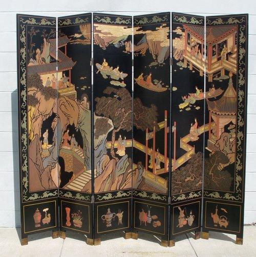 CHINESE 6 PANEL COROMANDEL