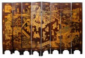CHINESE 8 PANEL COROMANDEL WOO