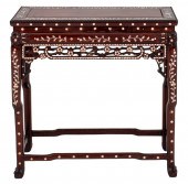 CHINESE ABALONE INLAID ALTAR T