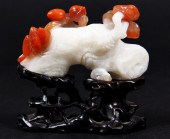 CHINESE AGATE CARVING - 18th c