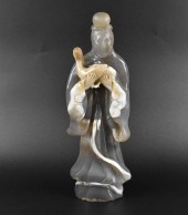 CHINESE AGATE CARVING OF GUANY