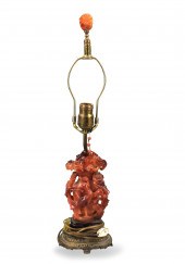CHINESE AGATE CARVING VASE, MA