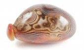 CHINESE AGATE SNUFF BOTTLEChin