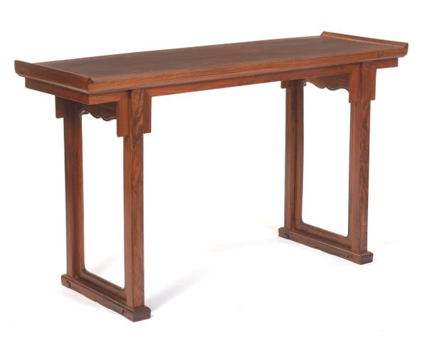 CHINESE ALTAR ROSEWOOD TABLE 32 ¾"H