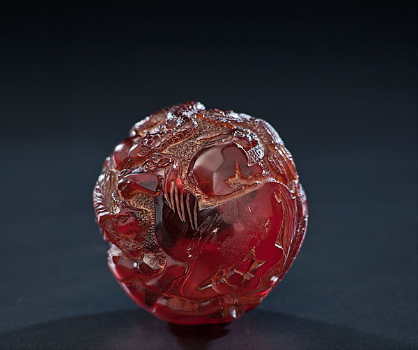 Chinese Amber Zodiac Ball Chinese a