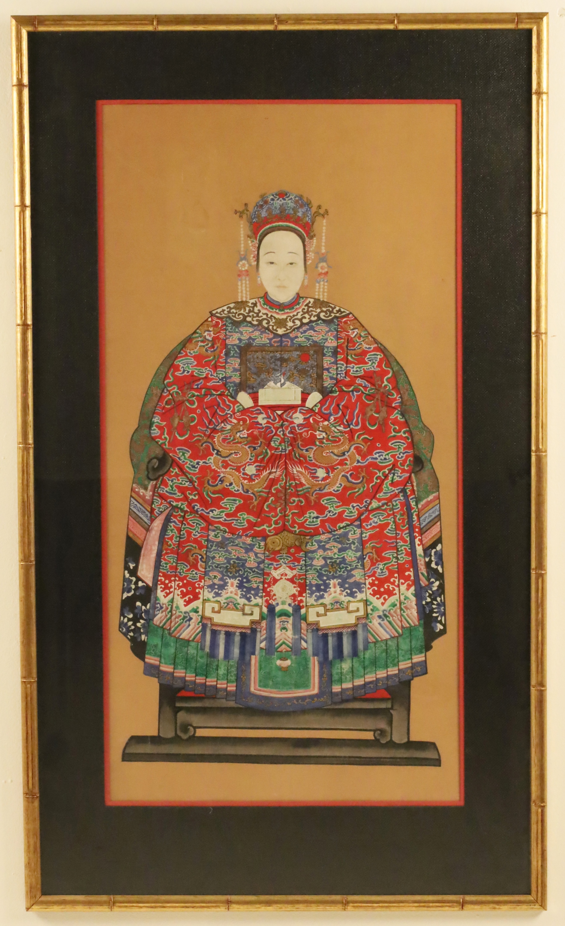 CHINESE ANCESTOR HAND PAINTED