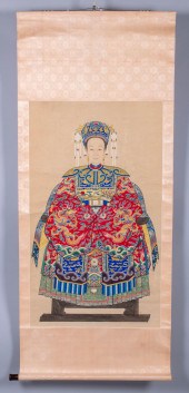 CHINESE ANCESTOR PORTRAIT OF A
