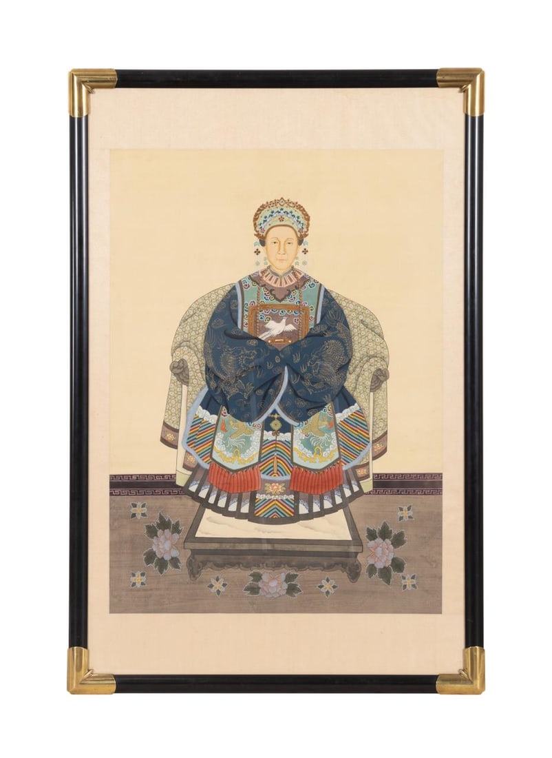 CHINESE ANCESTOR PORTRAIT OF A