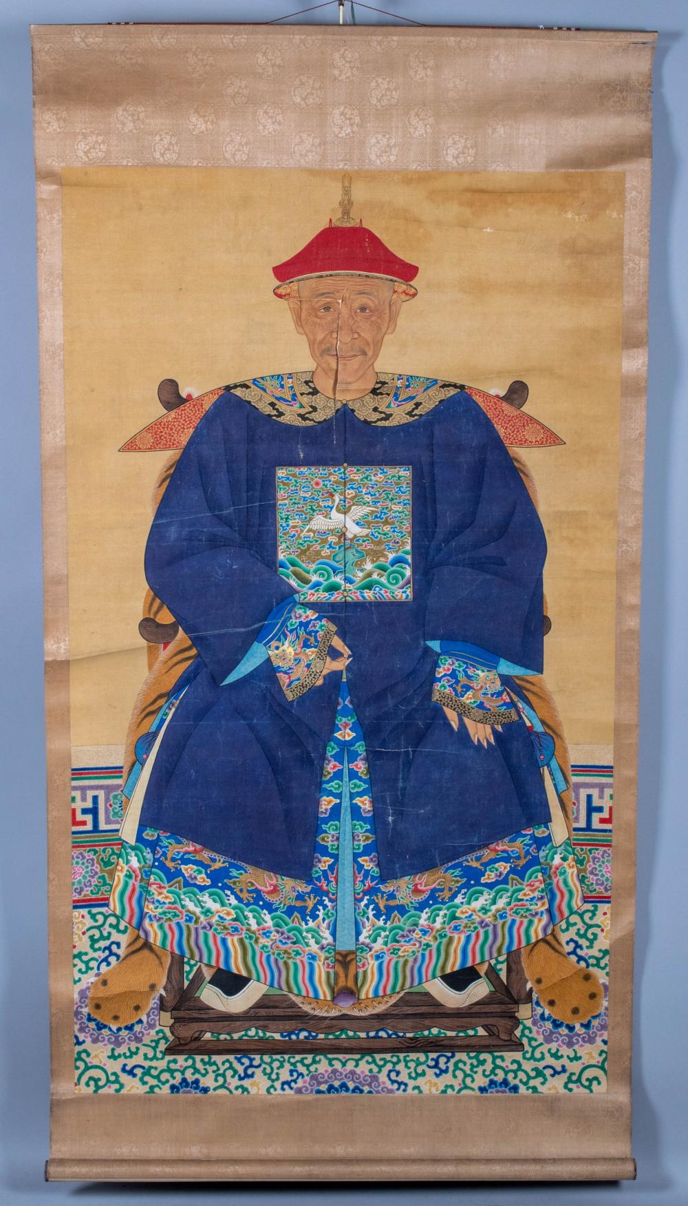 CHINESE ANCESTOR PORTRAIT OF A
