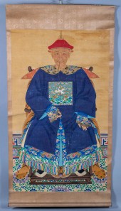 CHINESE ANCESTOR PORTRAIT OF A