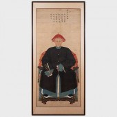 CHINESE ANCESTOR PORTRAITInk a