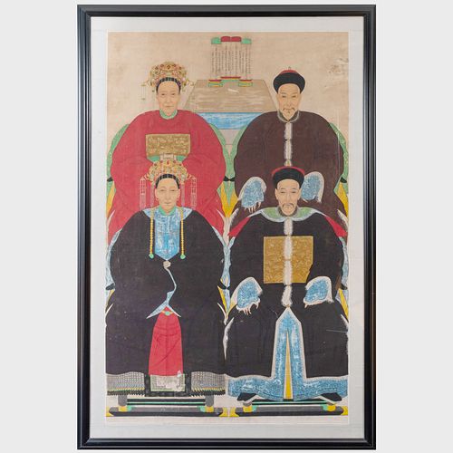 CHINESE ANCESTOR PORTRAITInk and