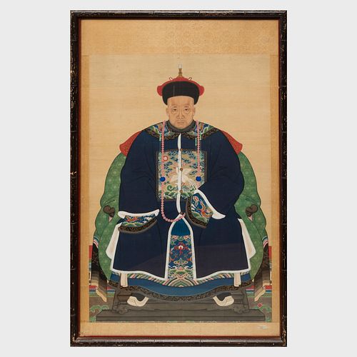 CHINESE ANCESTOR PORTRAITInk and