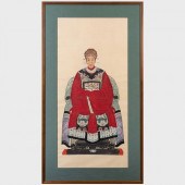 CHINESE ANCESTOR PORTRAITInk a
