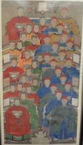 CHINESE ANCESTOR SCROLL MIXED
