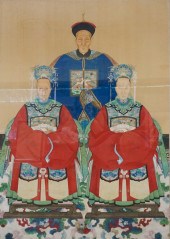 CHINESE ANCESTRAL PORTRAIT, IN