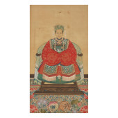 CHINESE ANCESTRAL PORTRAIT OF