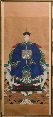 CHINESE ANCESTRAL PORTRAIT ON