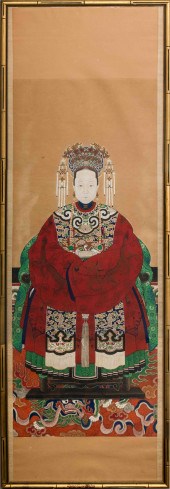 CHINESE ANCESTRAL PORTRAIT ON