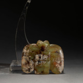 CHINESE ANCIENT JADE CARVING O
