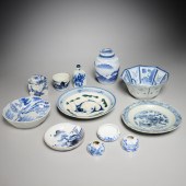 CHINESE AND JAPANESE BLUE & WH