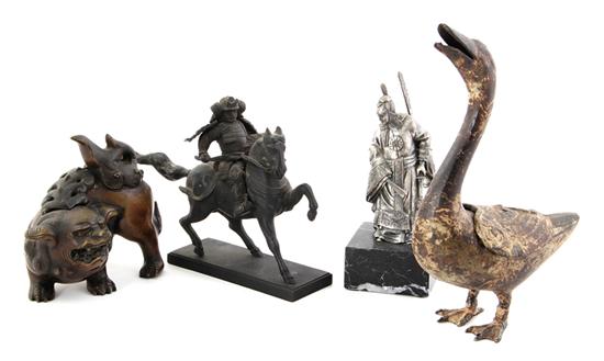 Chinese and Japanese bronze figures