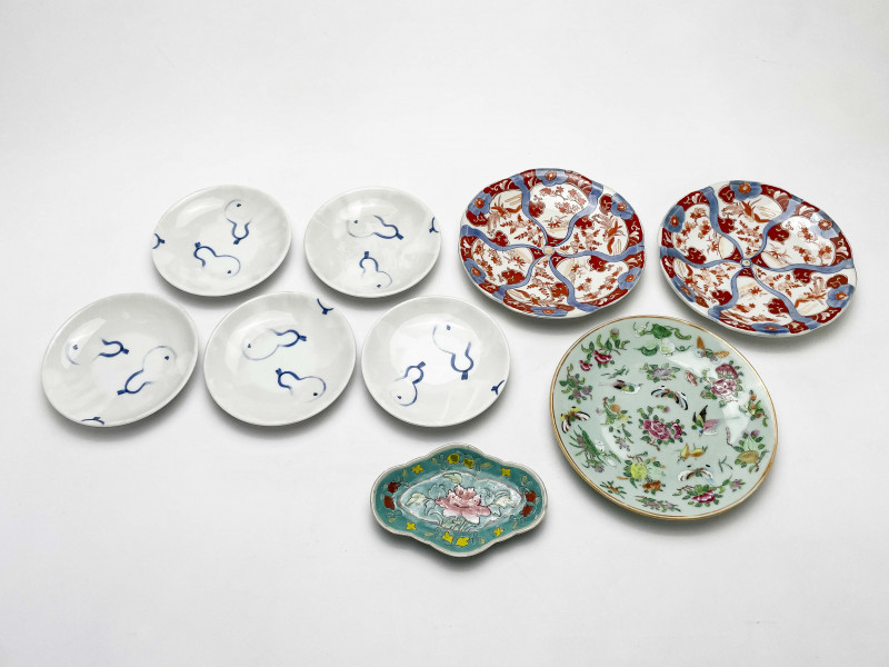 CHINESE AND JAPANESE PLATES,