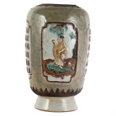 CHINESE ANTIQUE EARTHENWARE PO