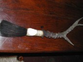 Chinese Antler and Bone-Mounte