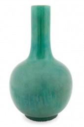 CHINESE APPLE GREEN CRACKLE GL