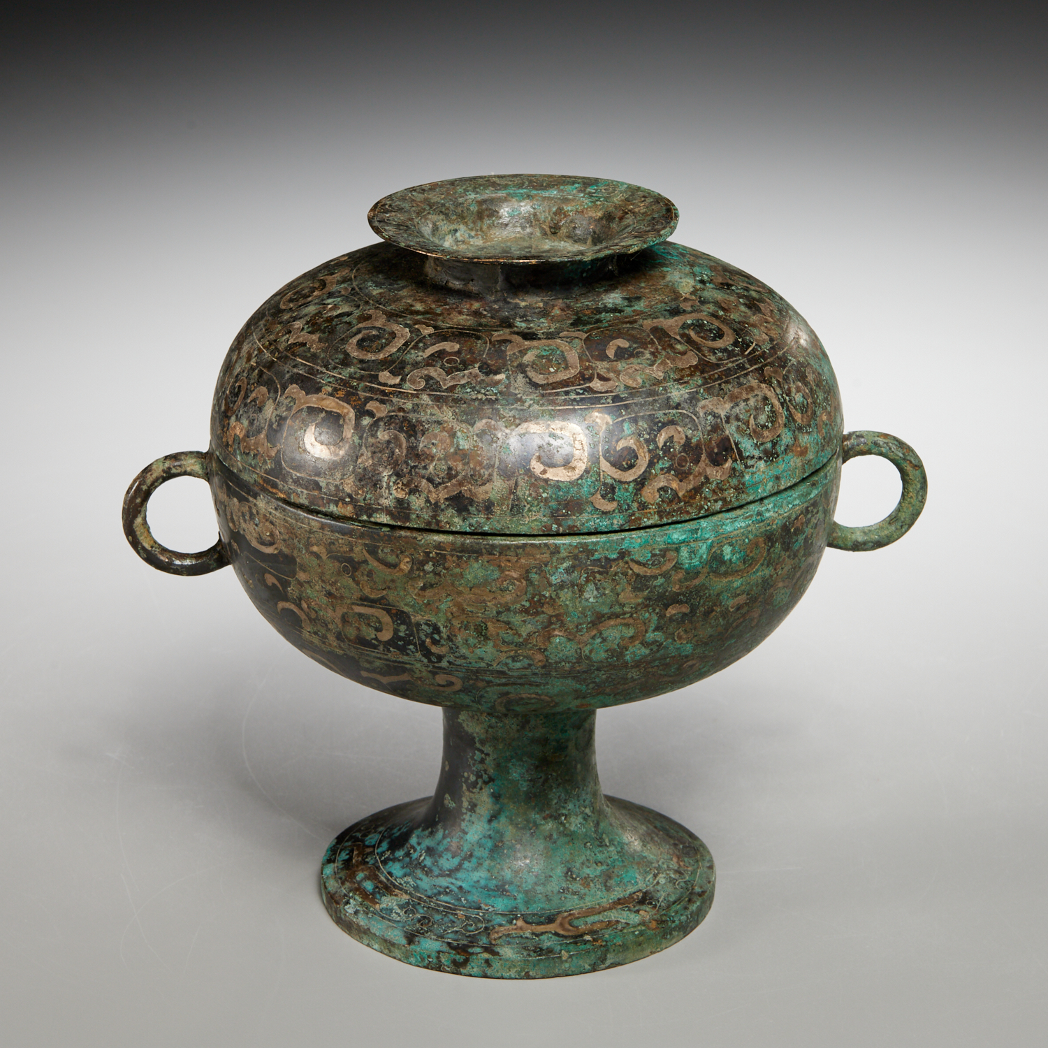 CHINESE ARCHAIC BRONZE DOU RITUAL
